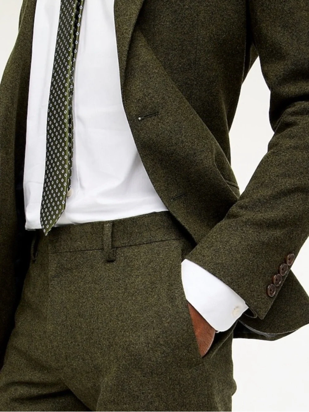 J Crew Slim-fit Thompson suit pant in Donegal wool blend AA552 30/30 NWOT